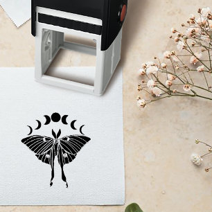 Luna Moth maanfasen Zelfinktende Stempel