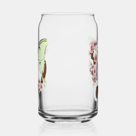 Luna Moth Moth Blanc Chat Vert (Gauche)