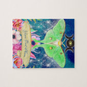 Luna Moth Mystical Night Journey Legpuzzel (Horizontaal)