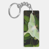 Luna Moth on Carnaby Clematis Sleutelhanger (Voorkant Links)