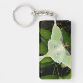 Luna Moth on Carnaby Clematis Sleutelhanger (Voorkant)