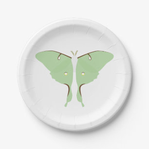 Luna Moth - Papieren Borden Papieren Bordje