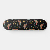 Luna Moth Pattern Skateboard (Horizontaal)