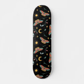 Luna Moth Pattern Skateboard (Voorkant)