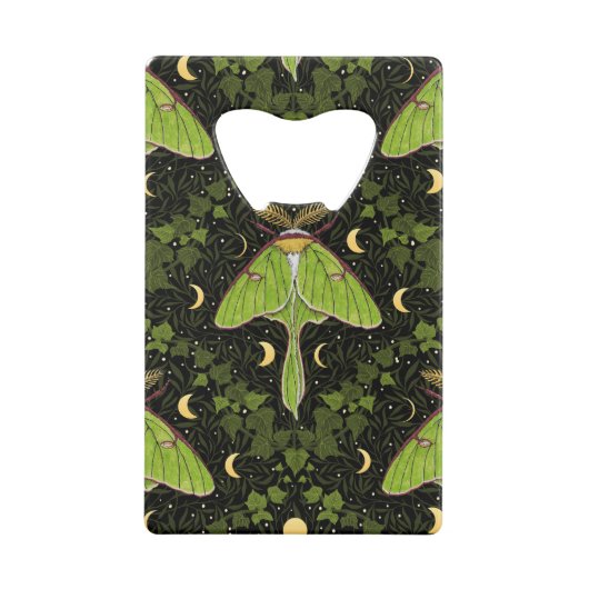 Luna moth, phases de lune et damas de lierre 2 (Dos)