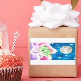 Luna Moth Rechthoekige Sticker