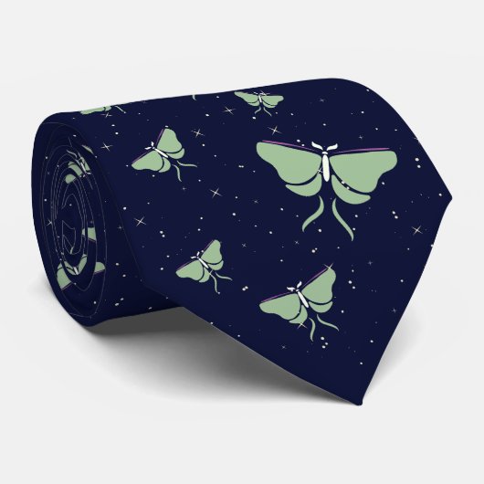 Luna Moth Stropdas (Opgerold)