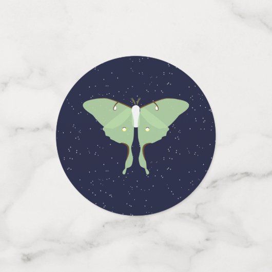 Luna Moth - Table Confetti (Petit recto)