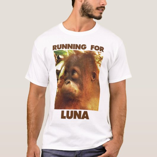 Luna - Orangutan Outreach T-shirt (Voorkant)