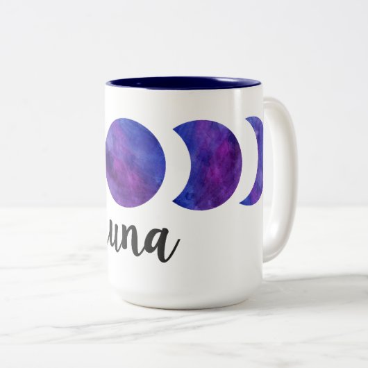 Luna Phase Café Mug (Devant droit)