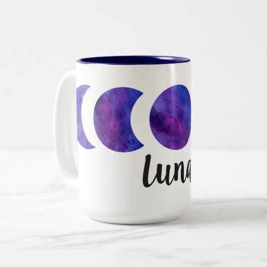 Luna Phase Café Mug (Devant gauche)