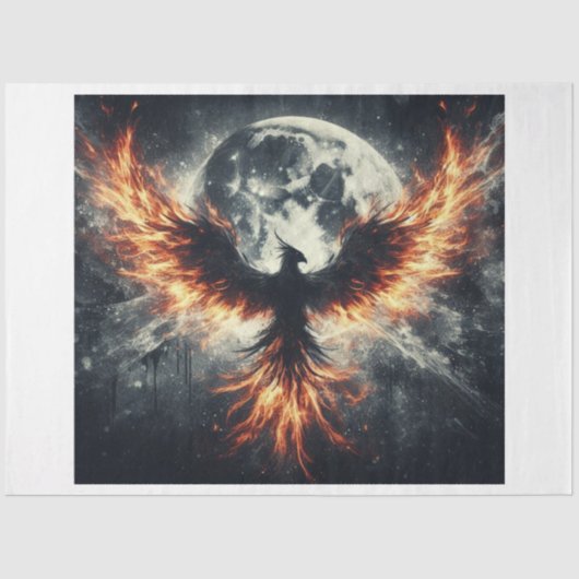 Luna Phoenix Tissuepapier (Voorkant)