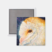 Luna - Schuur Uil Magneet (Voorkant / Achterkant)