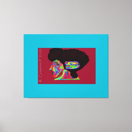 Luna Wolfwoman  Canvas Afdruk (Voorkant)