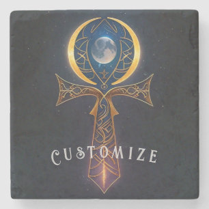 Lunar Ankh Stenen Onderzetter