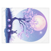 Lunar Bunny Night Tafelkleed (Voorkant (Horizontaal))