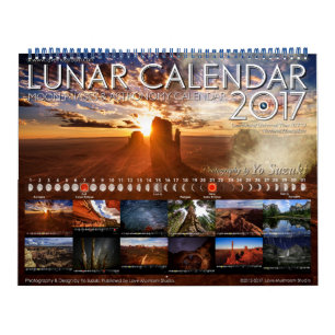 Lunar Calendar 2017 Moon Phases Astronomy Calendar Kalender