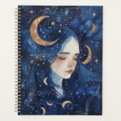 Lunar Dreamscape Spiral Planner (Voorkant)