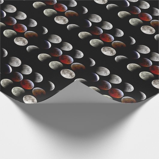 Lunar eclipse cadeaupapier (Hoek)