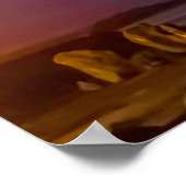 Lunar Eclipse & Milky Way | Bandon Beach, Oregon Poster (Hoek)