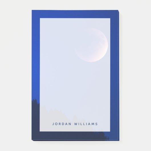 Lunar Eclipse over bos | Zug, Zwitserland Post-it® Notes (Voorkant)