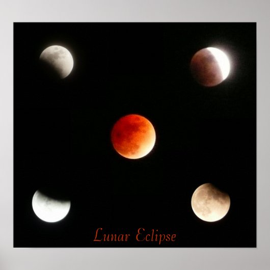 Lunar Eclipse Poster (Voorkant)