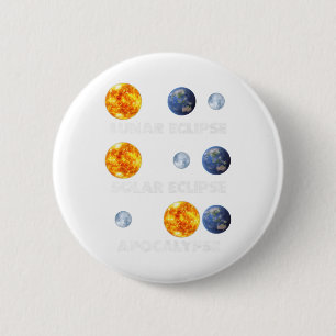 Lunar Eclipse Ronde Button 5,7 Cm