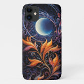 Lunar Fervor: Swirling Nebula Phone Case (Achterkant)