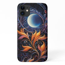 Lunar Fervor: Swirling Nebula Phone Case