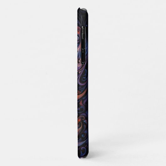 Lunar Fervor: Swirling Nebula Phone Case (Achterkant/links)