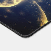 Lunar Glow Desk mat Night Sky Design (Coin)
