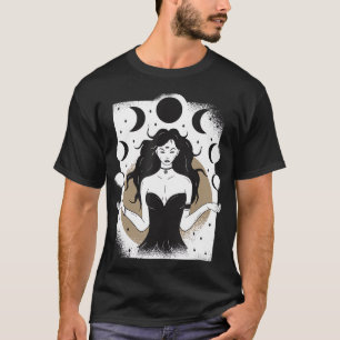 LUNAR GODDESS Costume Wicca Pagan Magick Mo T-shirt