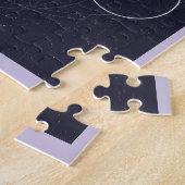 Lunar Harmony Monochrome Art Jigsaw Puzzle (Côté)