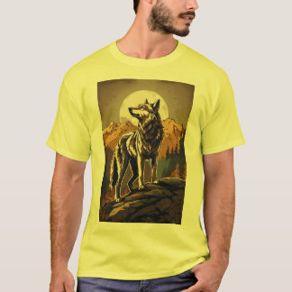 Lunar Howl : T-shirt Wolf