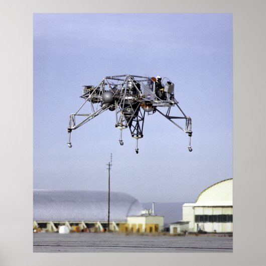Lunar Landing Research Vehicle in Flight Poster (Voorkant)