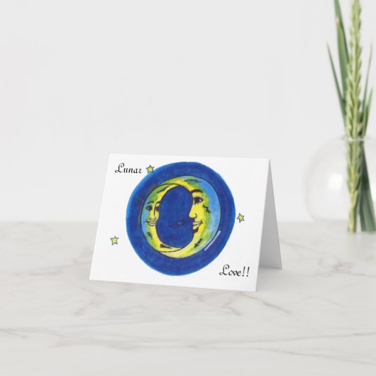 Lunar Love Kaart (Voorkant)