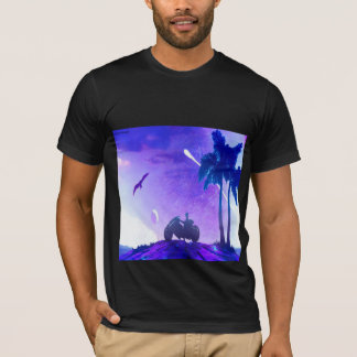- Lunar Mirage – Palestijns T-shirt met digitale k