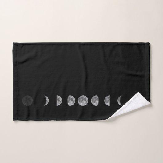 Lunar Moon Phases Celestial Bad Handdoek (Handdoek)