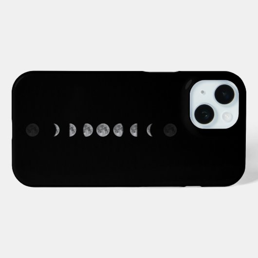 Lunar Moon Phases Celestial Case-Mate iPhone Case (Achterkant (horizontaal))