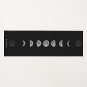 Lunar Moon Phases Celestial Gepersonaliseerd Name Yogamat (Voorkant (horizontaal))