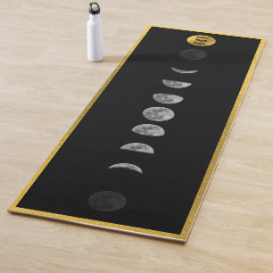 Lunar Moon Phases Studio Instructor Business Logo Yogamat