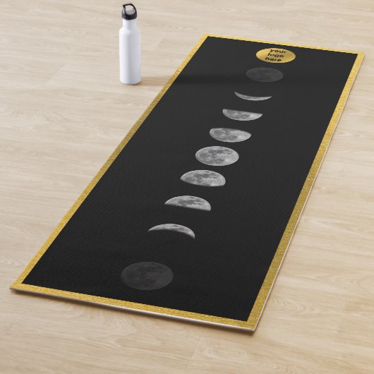 Lunar Moon Phases Studio Instructor Business Logo Yogamat (In situ)