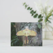 Lunar Moth Briefkaart (Staand voorkant)