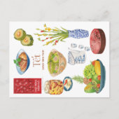 Lunar New Year Food Briefkaart (Voorkant)