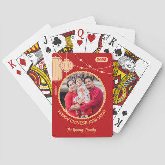 Lunar New Year Lantern Photo Poker Cards Pokerkaarten