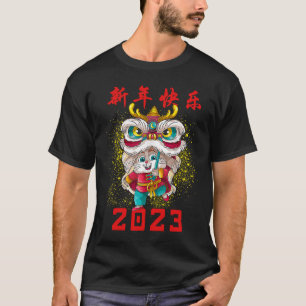 Lunar New Year of the Rabbit Chinese Happy New Yea T-shirt