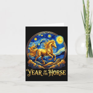 Lunar nieuwjaar het paard jaar Chinese zodiak vuur Kaart