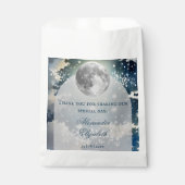 Lunar Night Sky Wedding Bedankzakje (Voorkant)