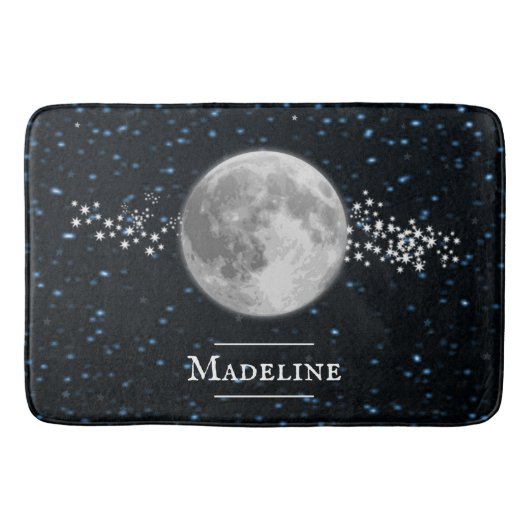 Lunar Personalized Bath Mat (Voorkant)