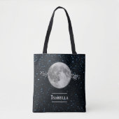 Lunar Personalized Canvas tas (Voorkant)